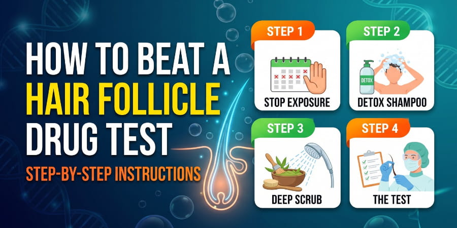 How to Beat a Hair Follicle Drug Test Step-by-Step Instructions